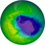 Antarctic Ozone 2009-10-15